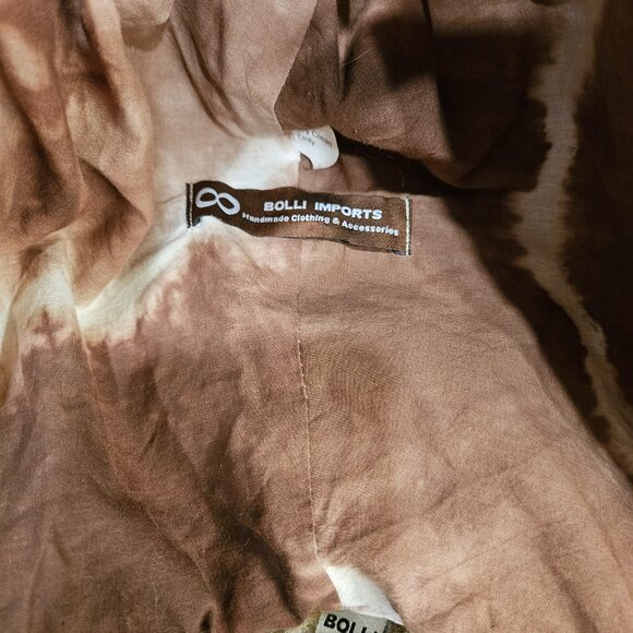 Bolli Imports Spirit Hood, Brown Beige Faux Fur - Picture 3 of 5